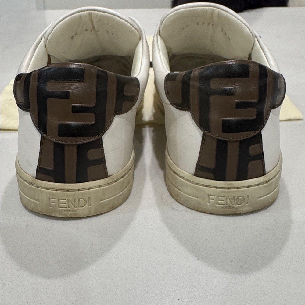 Fendi FF Logo Buckle Women's Sneakers - Picture 5 of 8